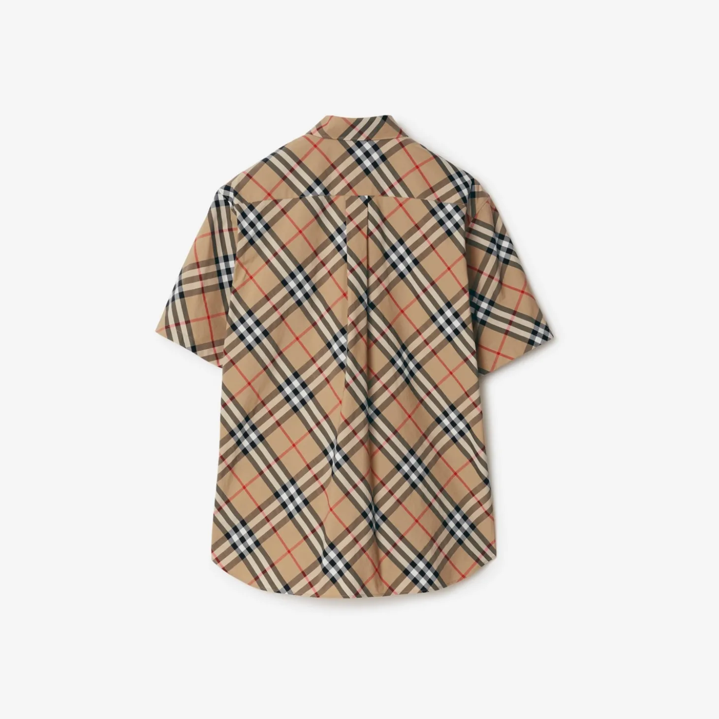 Classic Fit Check Cotton Poplin Shirt