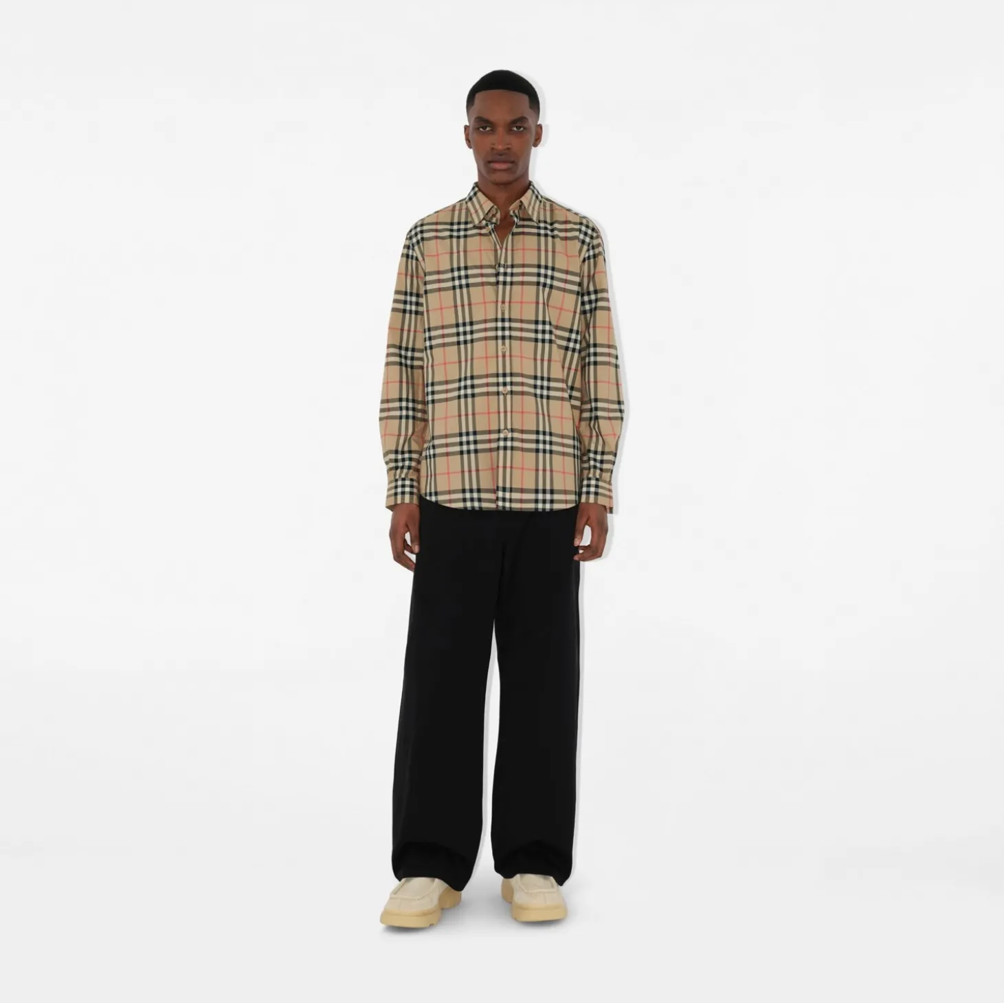 Classic Fit Check Cotton Shirt