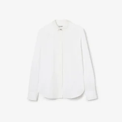 Classic Fit Grosgrain Trim Cotton Shirt