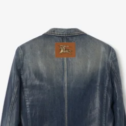 Coated Denim Tailored Jacket