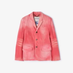 Coated Denim Tailored Jacket