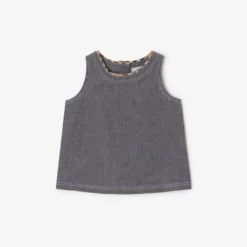 Cotton Chambray Top