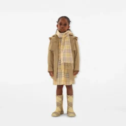 Cotton Hooded Trench Coat