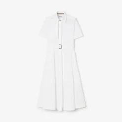 Cotton Poplin Shirt Dress