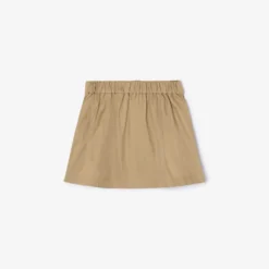 Cotton Trench Skirt