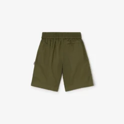 Cotton Twill Cargo Shorts