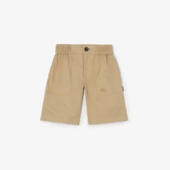 Cotton Twill Cargo Shorts