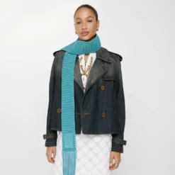Cropped Denim Mayfair Trench Jacket