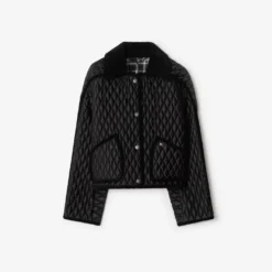Cropped Quilted Nylon Floriston Jacket