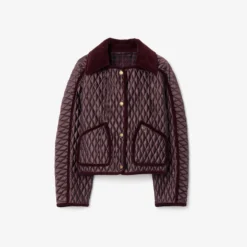 Cropped Quilted Nylon Floriston Jacket