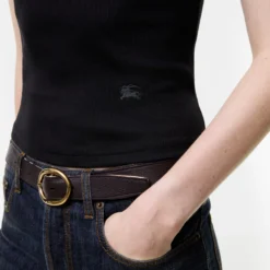 Cropped Tie-sleeve Cotton T-shirt
