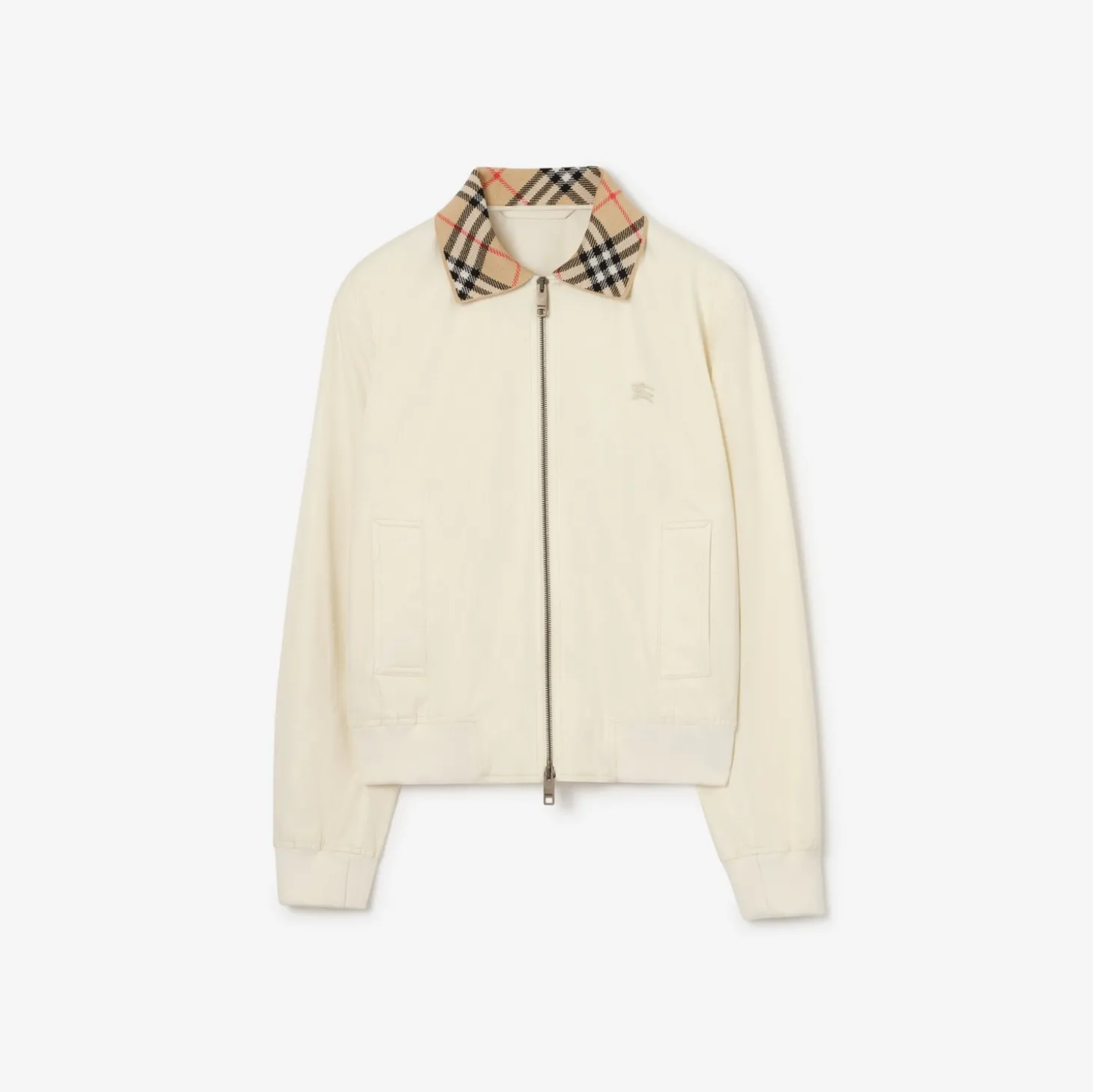 Cropped Tropical Gabardine Hayfield Harrington Jacket