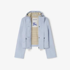 Cropped Tropical Gabardine Parka
