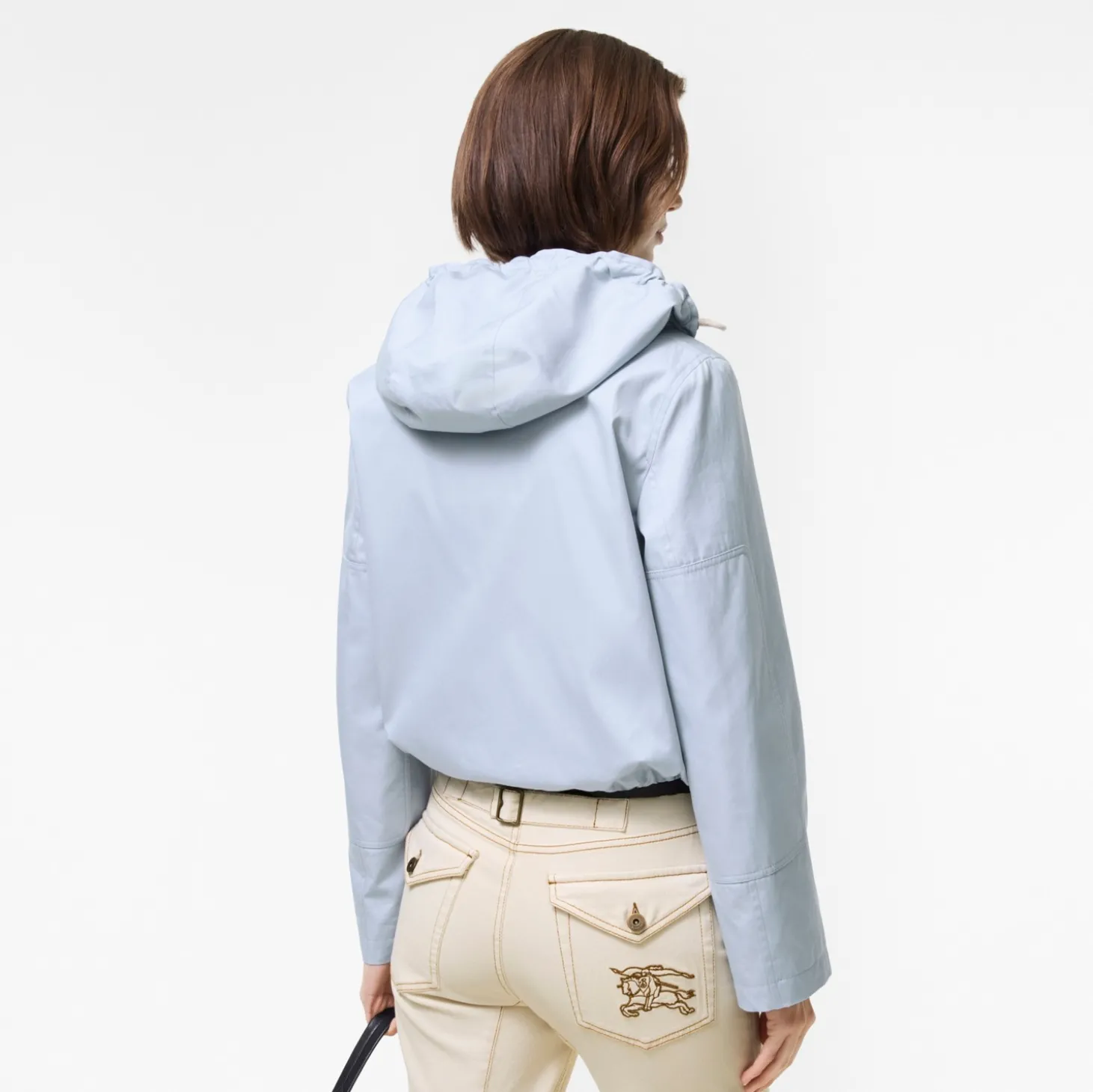 Cropped Tropical Gabardine Parka