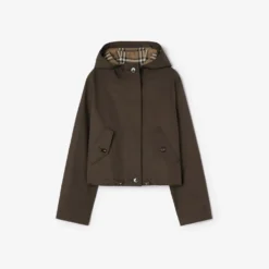 Cropped Tropical Gabardine Parka
