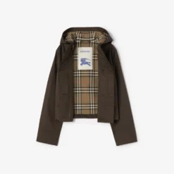 Cropped Tropical Gabardine Parka