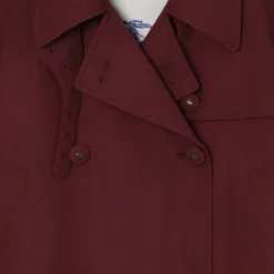 Cropped Wool Mayfair Trench Jacket