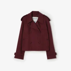 Cropped Wool Mayfair Trench Jacket