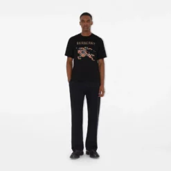 Cross Stitch Knight Cotton T-shirt
