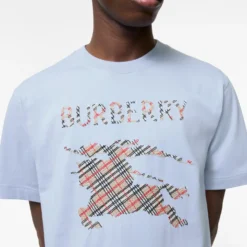 Cross Stitch Knight Cotton T-shirt