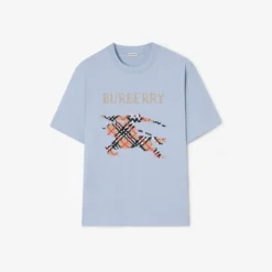 Cross Stitch Knight Cotton T-shirt