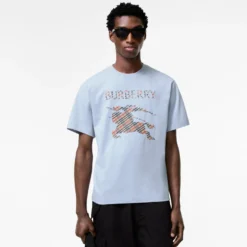 Cross Stitch Knight Cotton T-shirt