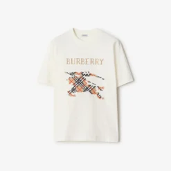 Cross Stitch Knight Cotton T-shirt
