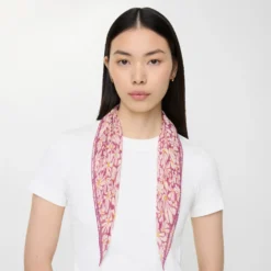 Daisy Silk Scarf