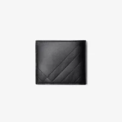 Embossed Check Bifold Wallet