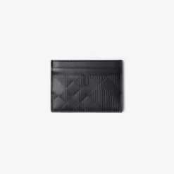 Embossed Check Card Case