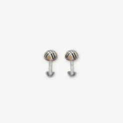 Enamel Check Cufflinks