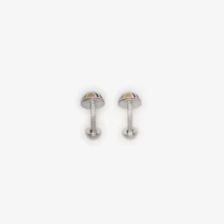 Enamel Check Cufflinks