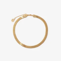 Engraved Check Necklace