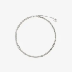 Engraved Check Necklace​