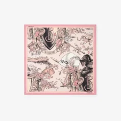 Etched Knight Silk Scarf