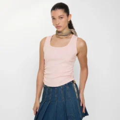 Festival Cotton Blend Tank Top