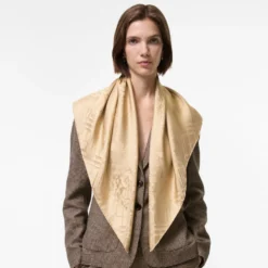Floral Crest Silk Scarf