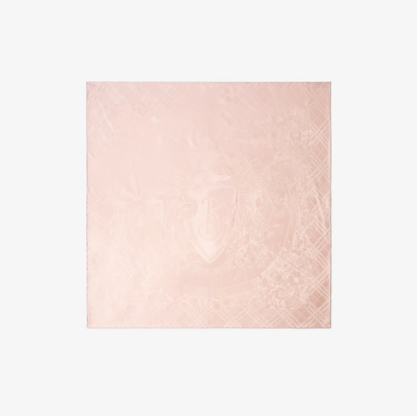Floral Crest Silk Scarf
