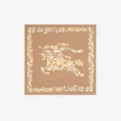 Floral Knight Silk Scarf