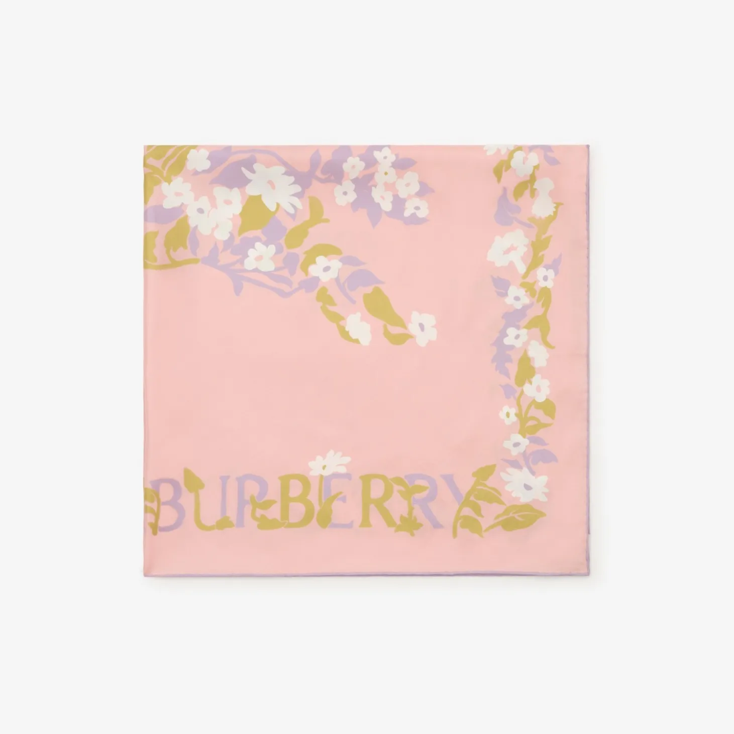 Floral Knight Silk Scarf