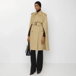 Gabardine Belmont Trench Cape
