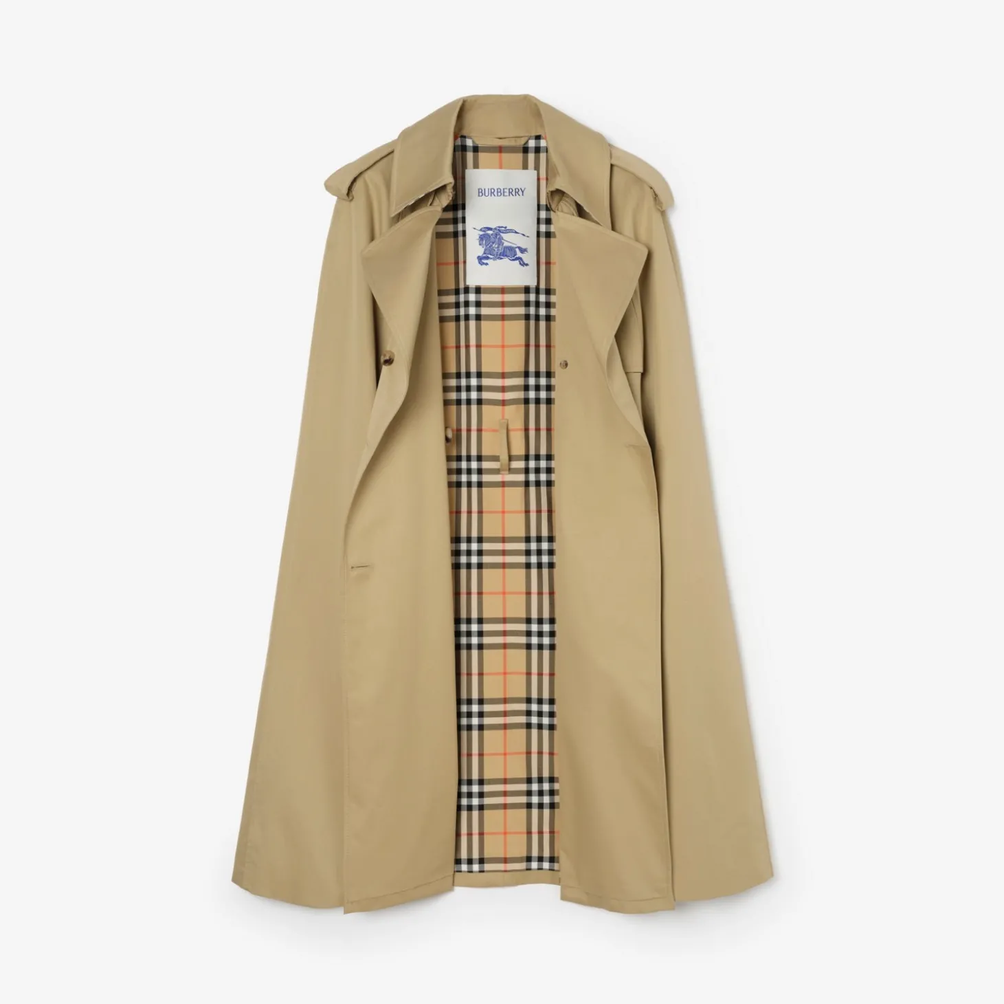 Gabardine Belmont Trench Cape