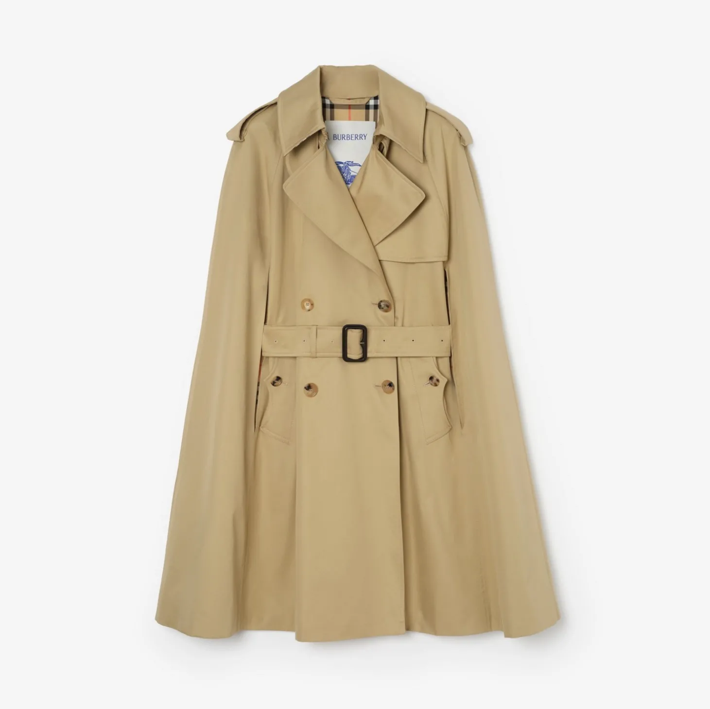 Gabardine Belmont Trench Cape