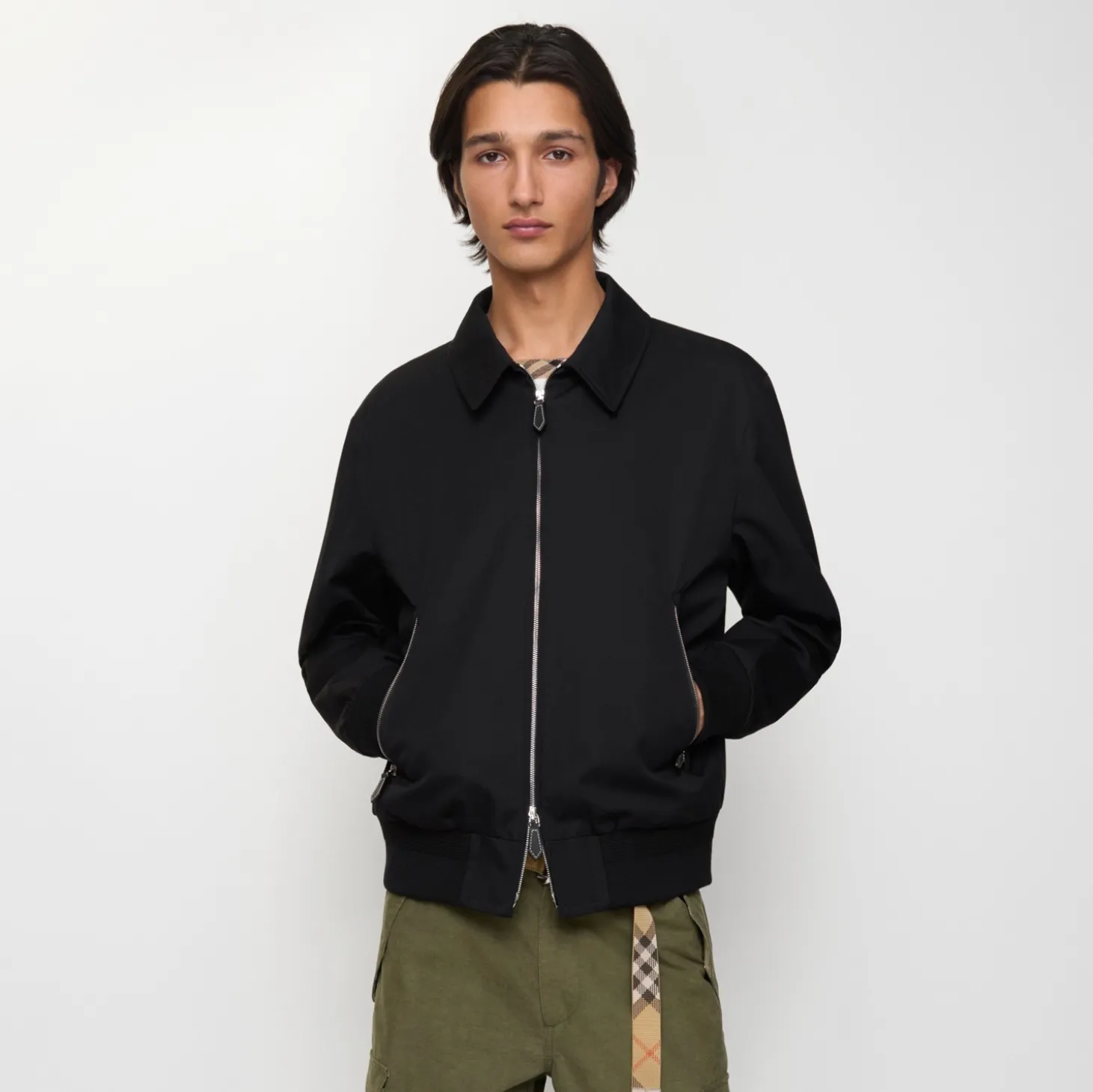 Gabardine Harrington Jacket