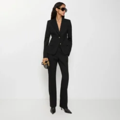 Grain de Poudre Wool Tailored Trousers
