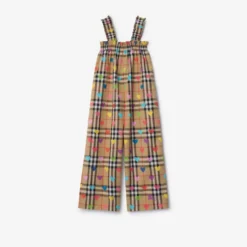 Heart Check Cotton Jumpsuit