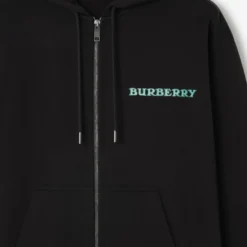 Heritage Logo Cotton Zip Hoodie