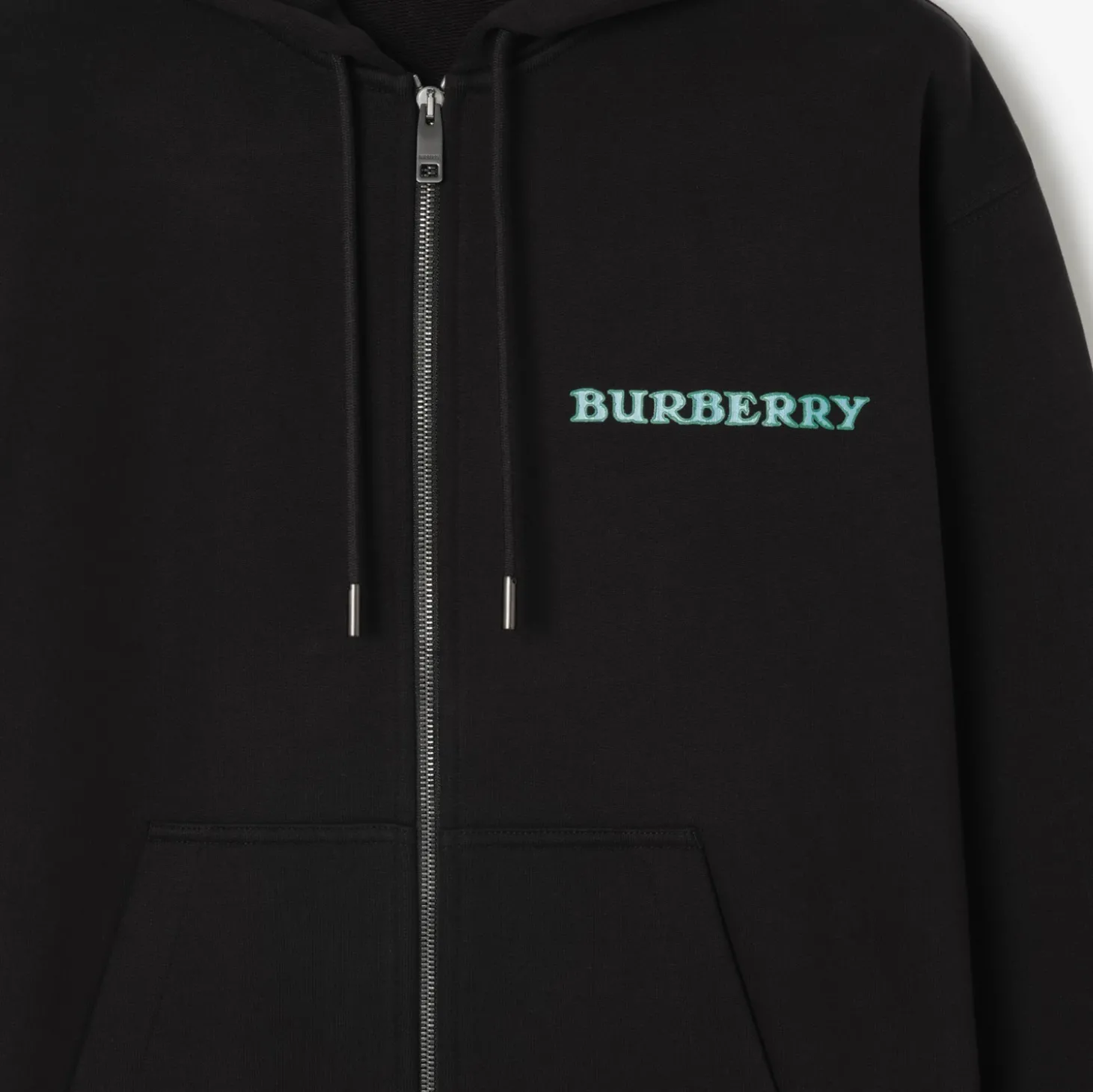 Heritage Logo Cotton Zip Hoodie
