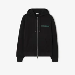 Heritage Logo Cotton Zip Hoodie