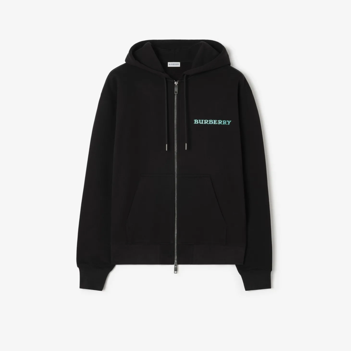 Heritage Logo Cotton Zip Hoodie